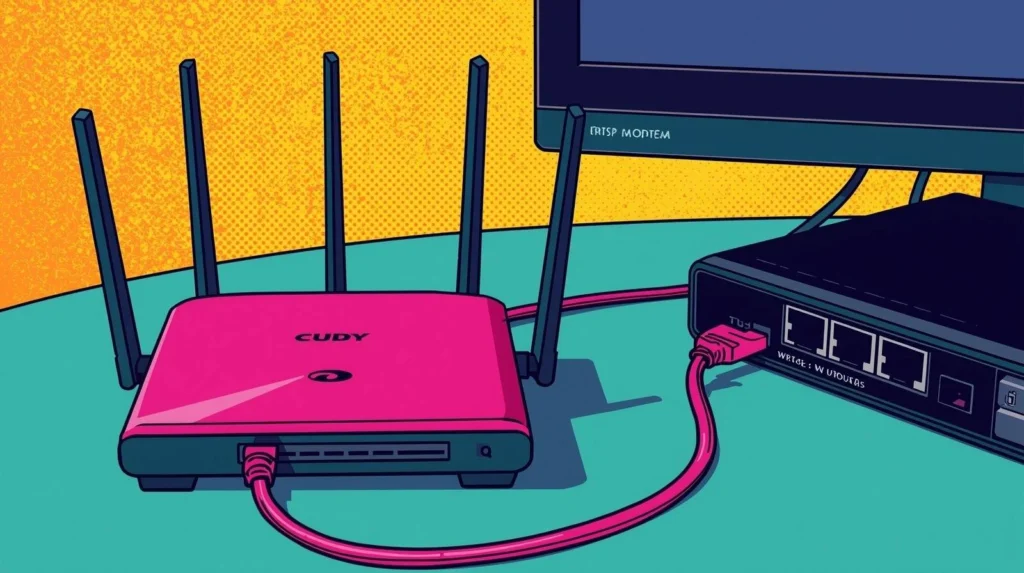 WireGuard VPN router modem to Cudy WR3000 setup illustration