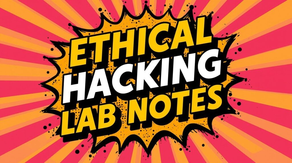 My Beginner Note-Taking System for Hacking Labs 🧠 2 Beginner Note-Taking System for Hacking Labs