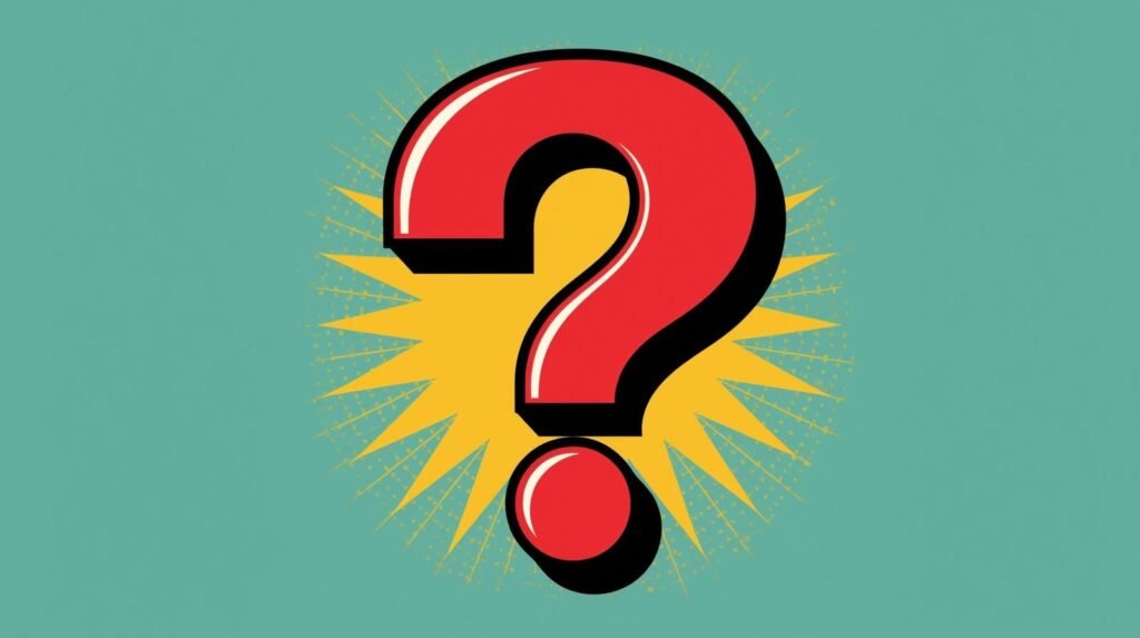 Context Switching Breaks OPSEC: Why Humans Leak Security 🧠 7 Bold red question mark with yellow burst on teal background, comic-style design.