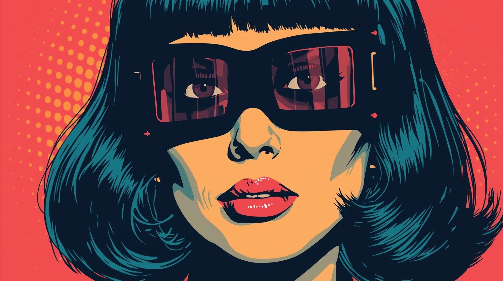 Web Application Penetration Testing for Beginners: Step‑by‑Step Guide 🔍 1 Vibrant pop art portrait of woman with sunglasses, bold colors, sleek bob haircut.