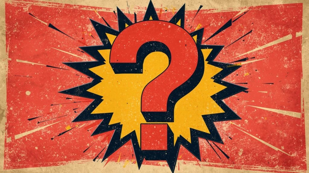 Why Your Kali VM Is Not Isolated (And How to Fix It Safely) 🧨 8 Retro red question mark with explosive yellow starburst on a distressed vintage background.