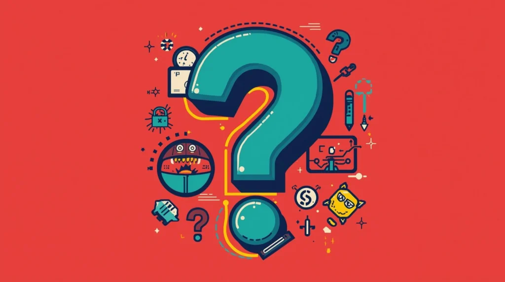 Android Phone Hacked? 9 Dangerous Signs You Shouldn’t Ignore 📱 7 Vibrant illustration with a teal question mark exploring curiosity, creativity, and technology.