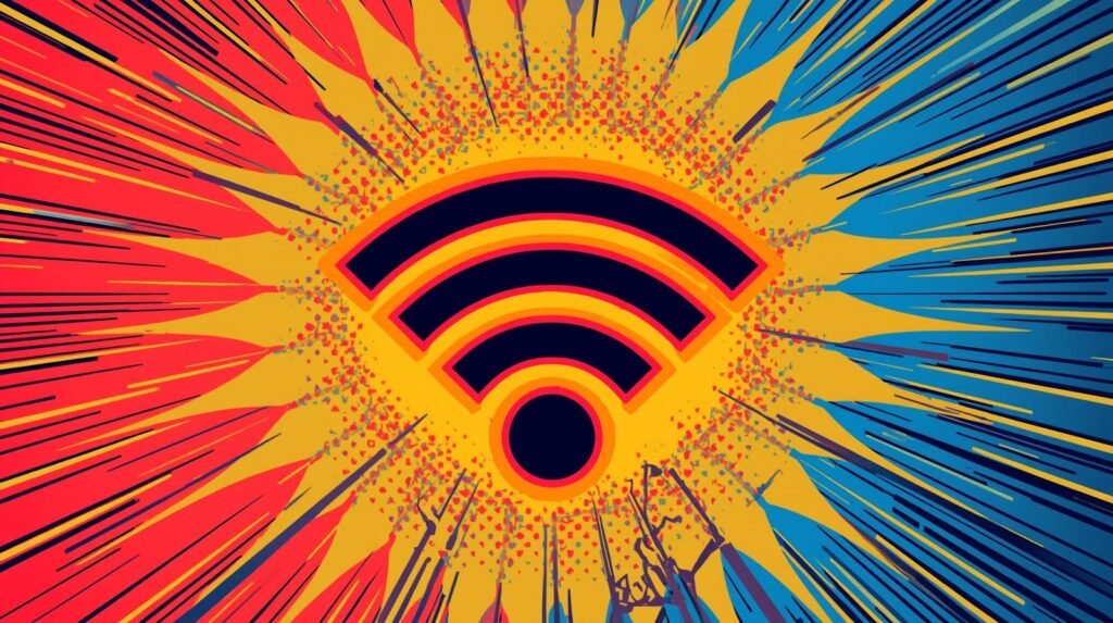 What Is Aircrack NG? 7 Brutal WiFi Testing Truths Beginners Learn Too Late 🕳️ 4 Vibrant Wi-Fi symbol with dynamic colors illustrating Aircrack-ng connectivity themes.