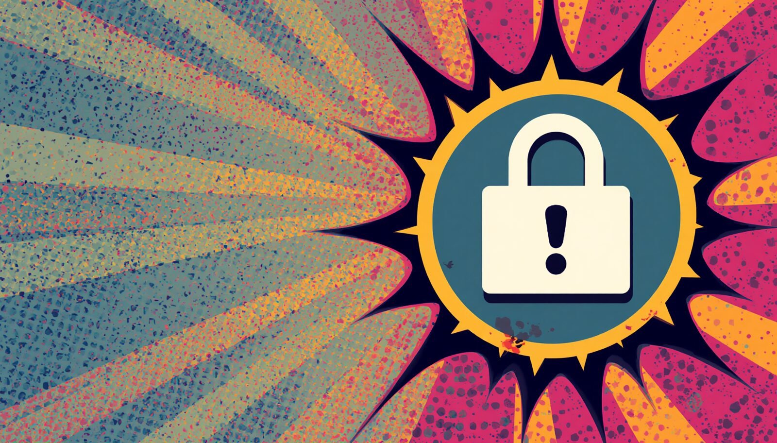 Secure business login alert lock icon for small business MFA and account security.