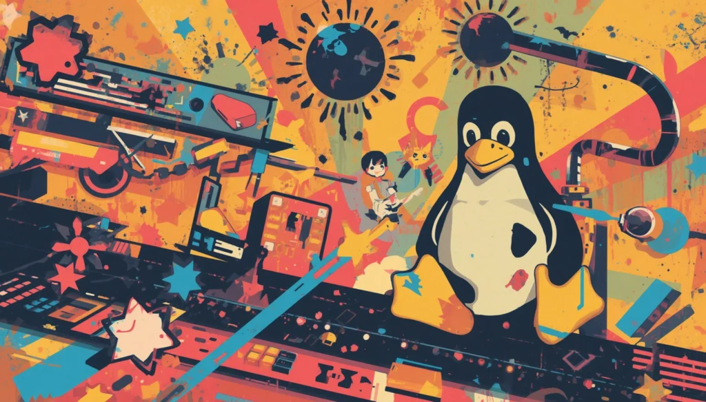 SDRSharp Linux: 7 Better Options for SDR Users on Linux 2 Linux penguin digital art for SDRSharp Linux alternative, Ubuntu, Debian, Arch, and Linux Mint.