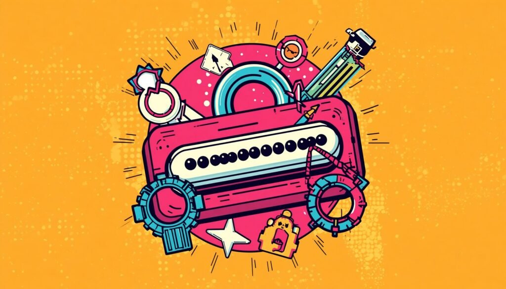Proton Pass: 9 Privacy Wins That Matter 2 Playful typewriter illustration for Proton Pass password manager and Proton Pass free.