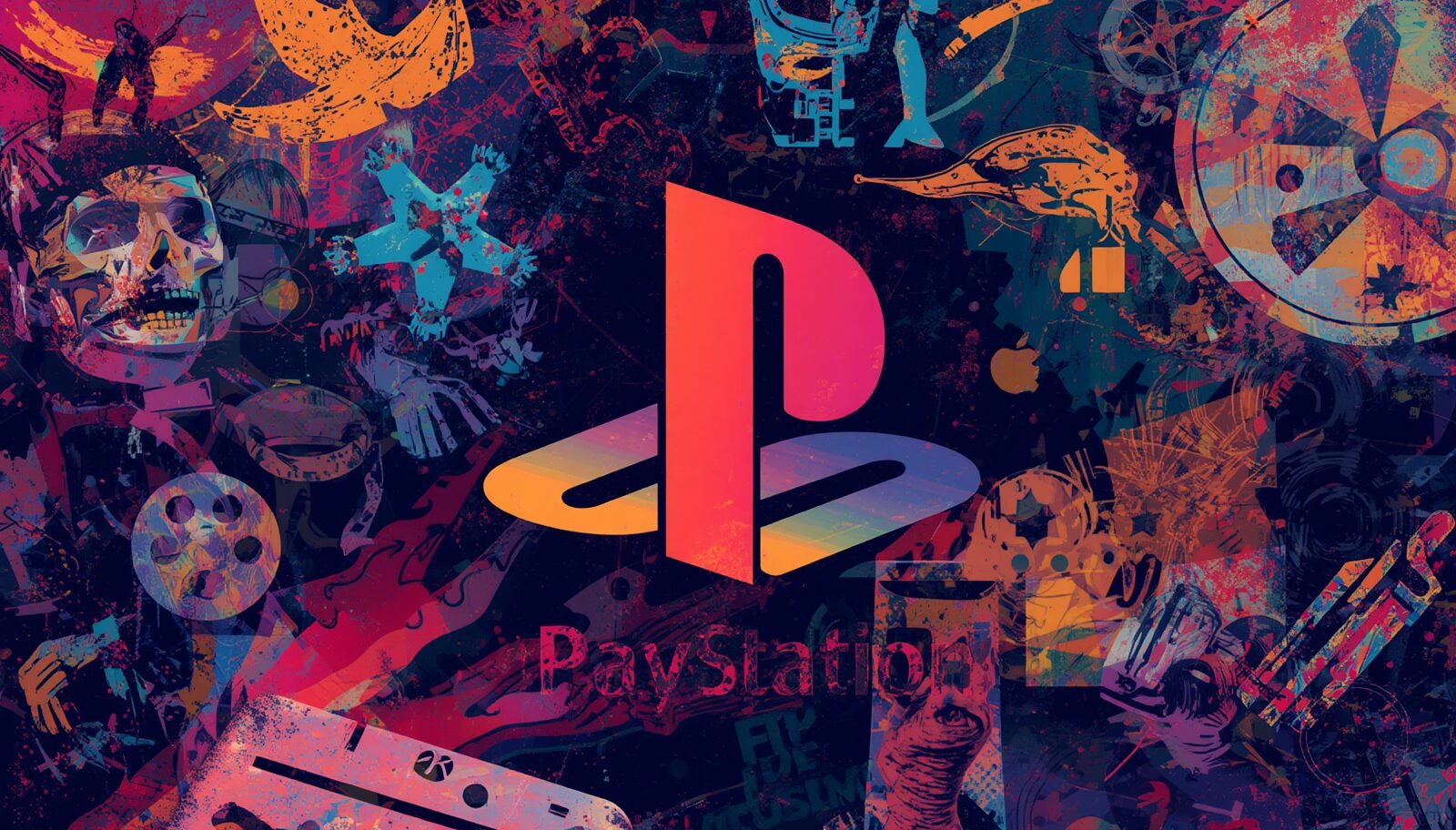PlayStation Account Hacked? 7 Fast Recovery Fixes That Actually Help 1 PlayStation logo chaotic collage art about a hacked PSN account and stolen email.