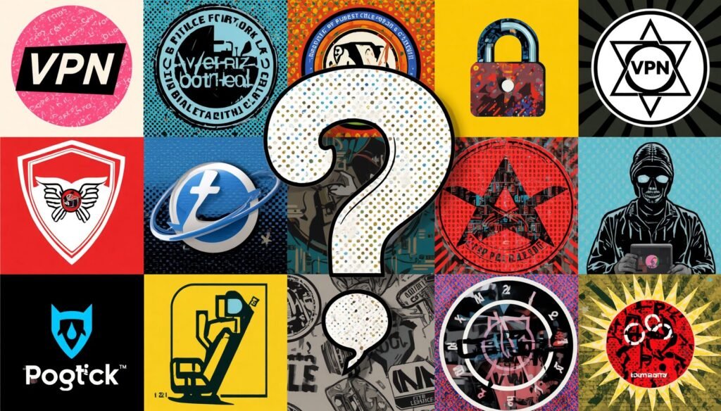 VPN collage with question mark asks which VPN do hackers use for privacy and security.