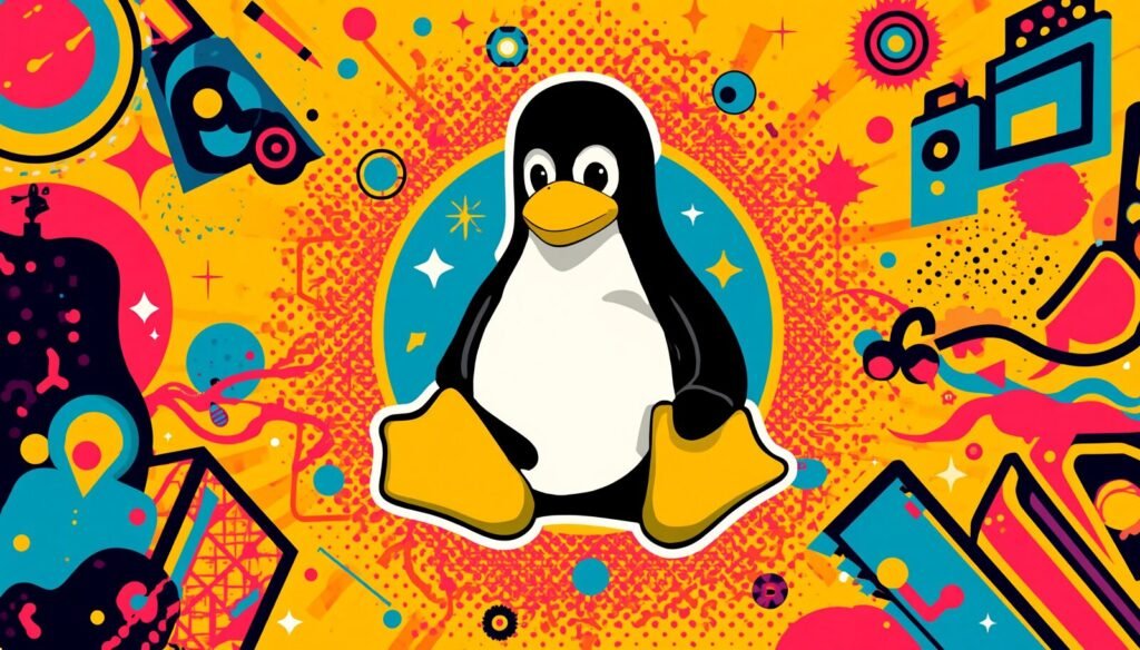 SDRSharp Linux: 7 Better Options for SDR Users on Linux 4 Colorful Tux Linux mascot pop art for SDRSharp Linux alternative and install guides.