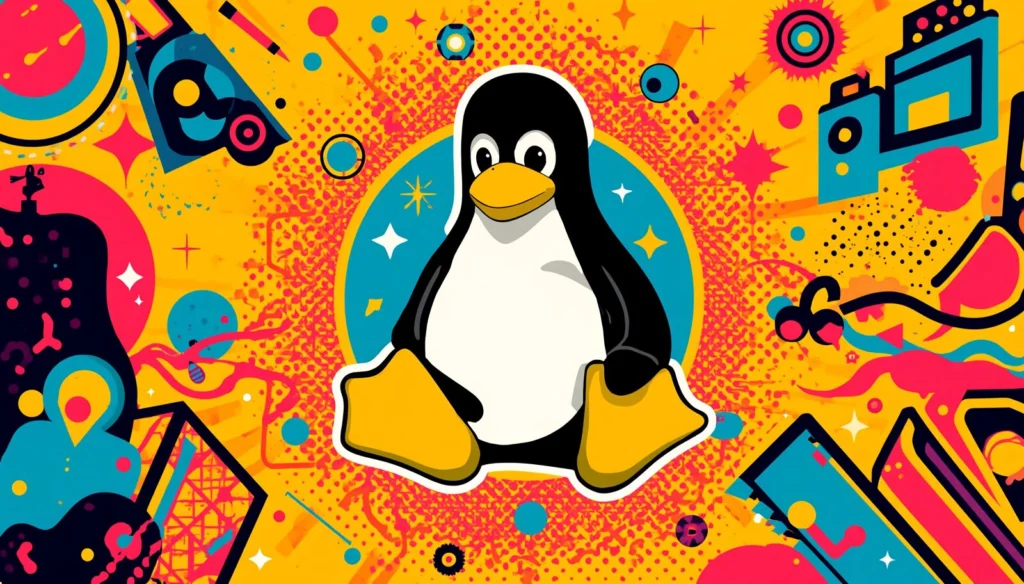 SDRSharp Linux: 7 Better Options for SDR Users on Linux 4 Colorful Tux Linux mascot pop art for SDRSharp Linux alternative and install guides.