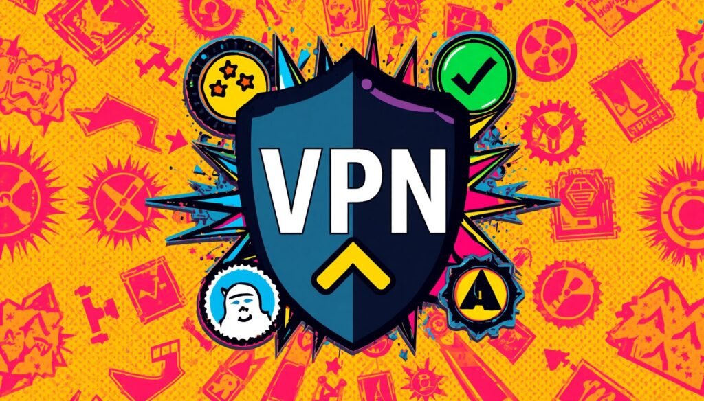 Proton VPN shield graphic highlighting privacy features, Secure Core, NetShield, and kill switch.