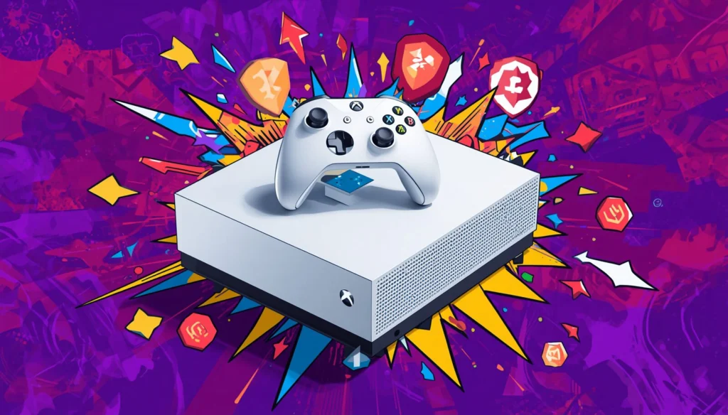 Xbox Account Hacked? 7 Warning Signs and Recovery Steps 4 White Xbox console and controller art for Xbox account recovery and hacked account help.