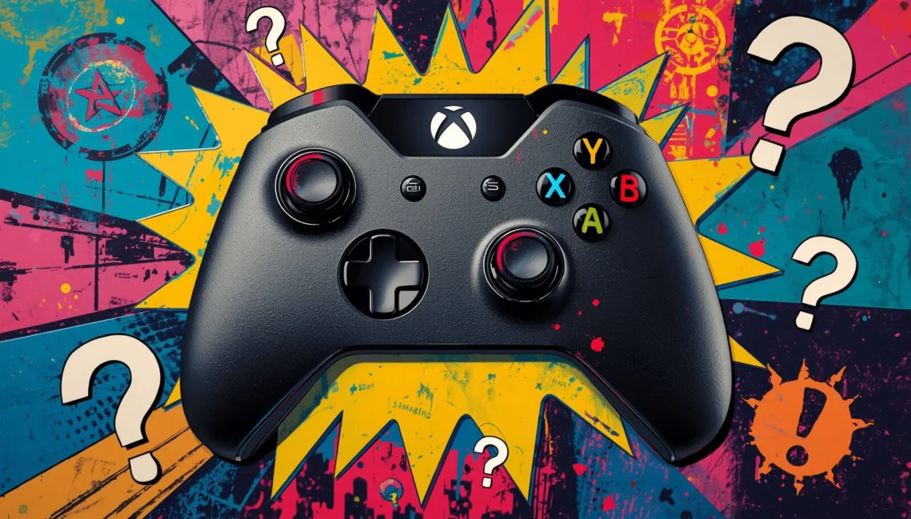 Xbox Account Hacked? 7 Warning Signs and Recovery Steps 5 Xbox controller with question marks about Xbox account hacked recovery and suspicious login activity.