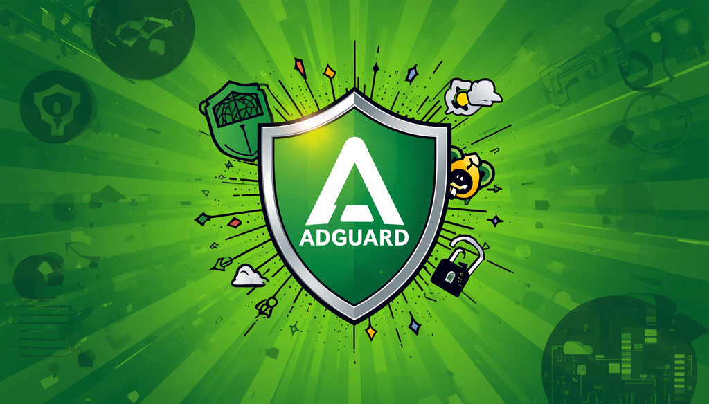 AdGuard DNS on Router: Complete 7-Step Setup Guide 4 AdGuard DNS for router shield illustration with secure settings and privacy icons.