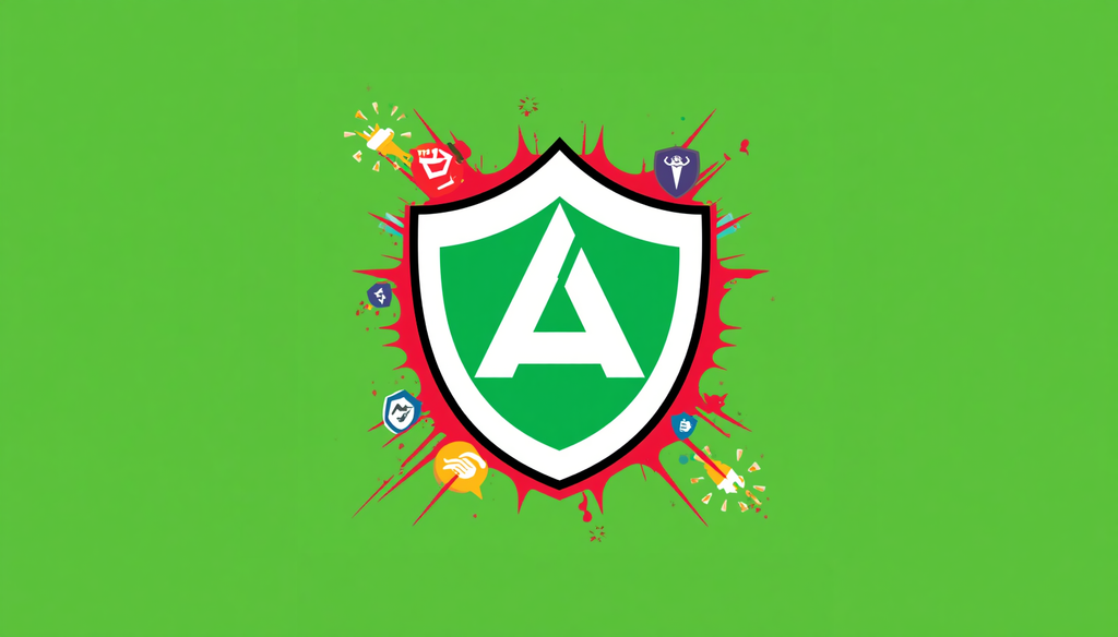 AdGuard DNS on Router: Complete 7-Step Setup Guide 3 AdGuard DNS for router shield logo with security burst and alert icons.