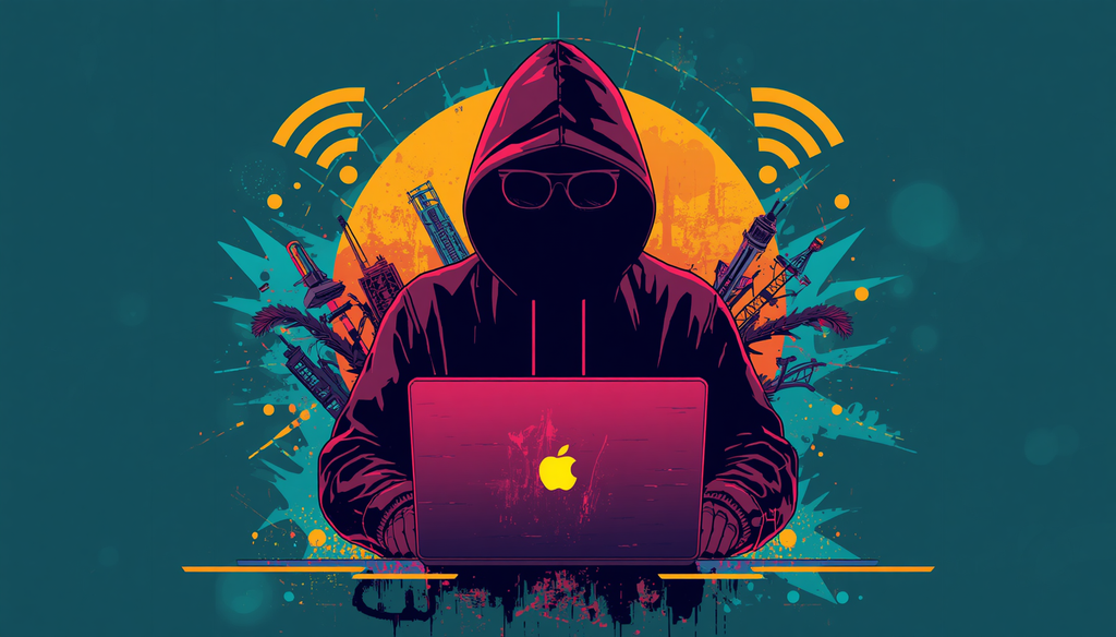 Hooded hacker on laptop for Wifite Kali Linux and Wifite tutorial.