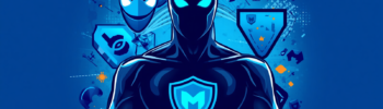 Malwarebytes antivirus superhero guardian for safe virus removal and digital protection.