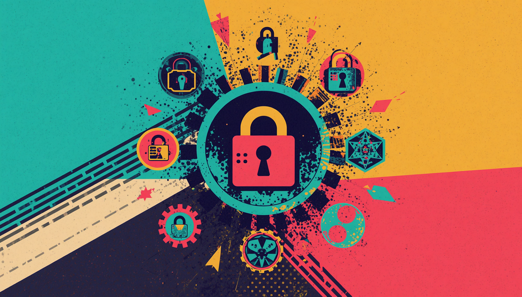AmneziaWG vs WireGuard: 7 Key Obfuscation Changes 2 AmneziaWG vs WireGuard obfuscation security illustration with colorful padlocks and cybersecurity lock icons.