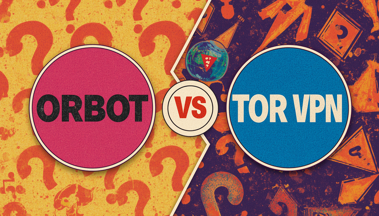 Orbot vs Tor VPN comparison thumbnail for privacy, Tor Browser, and Android beta.