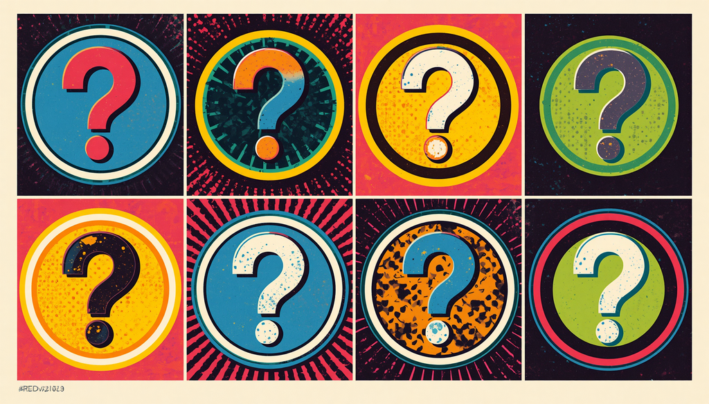 Pop-art question mark grid for Activision account recovery, hacked account, and 2FA help.