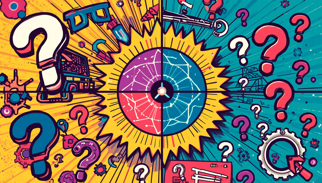 7 Best Practices for Network Segmentation and Detection 5 Comic question-mark illustration for red team blue team exercises and network segmentation best practices.