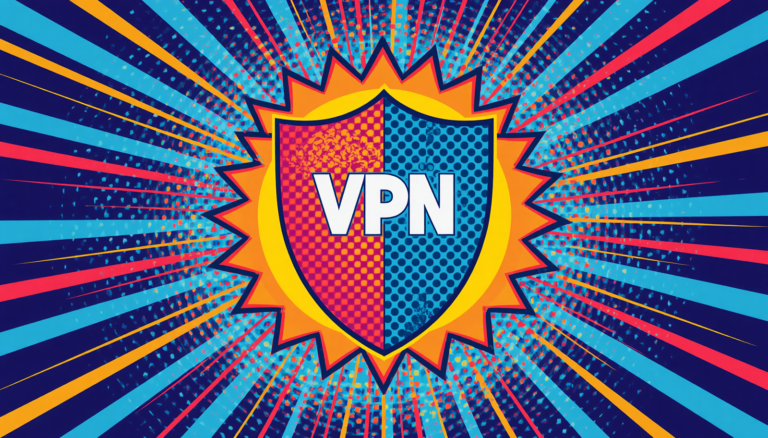VPN shield pop art asks: are free VPNs safe to use?