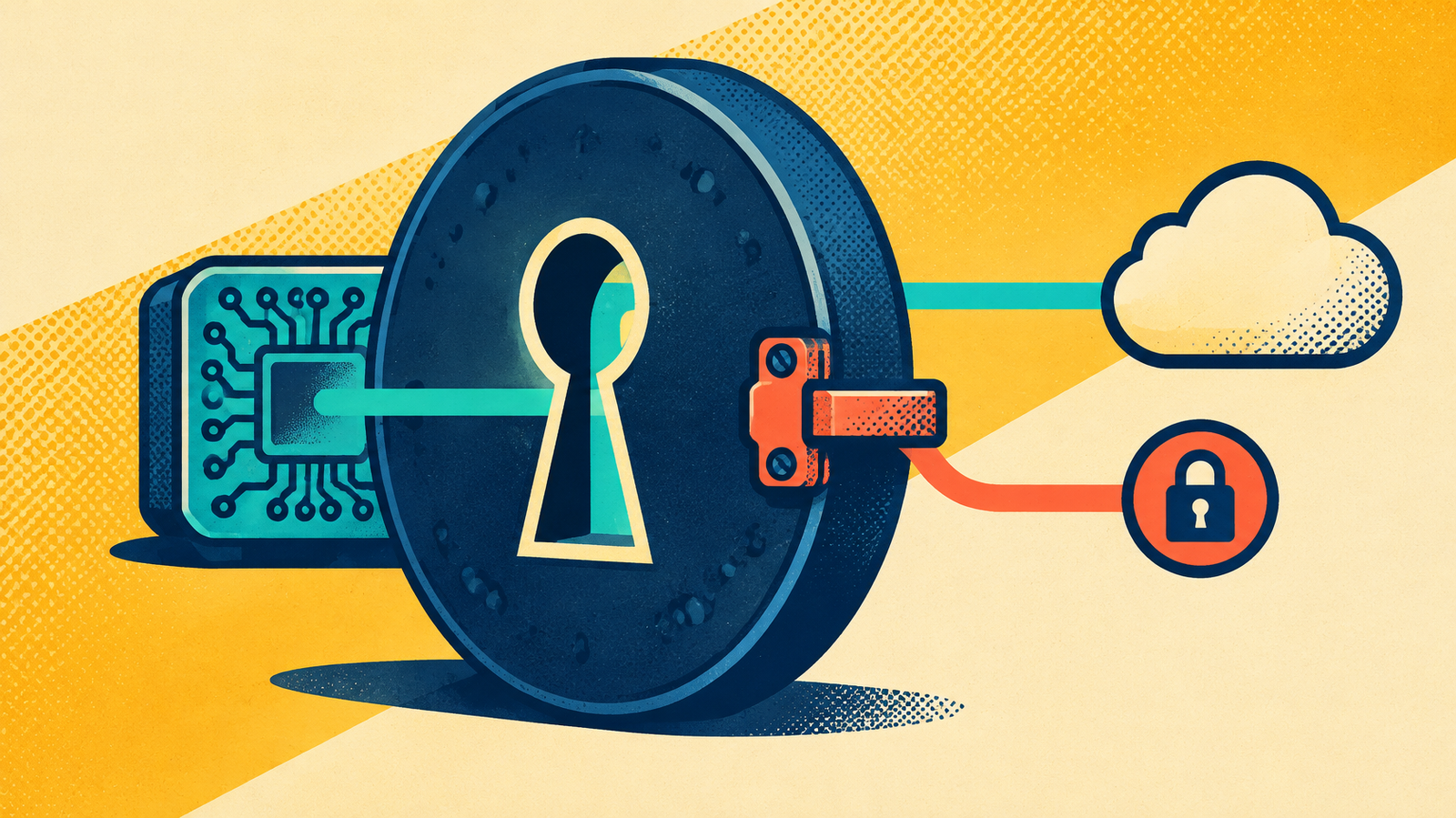 Security gate restricting an AI tool’s outbound network connections.